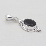 925 Sterling Silver Blue Topaz Pendants