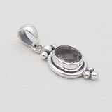 925 Sterling Silver Blue Topaz Pendants