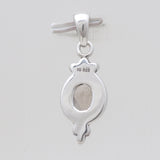 925 Sterling Silver Blue Topaz Pendants