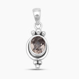 925 Sterling Silver Blue Topaz Pendants