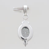 925 Sterling Silver Blue Topaz Pendants