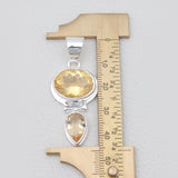 925 Sterling Silver Citrine Pendants