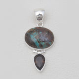 925 Sterling Silver Boulder Turquoise Pendants