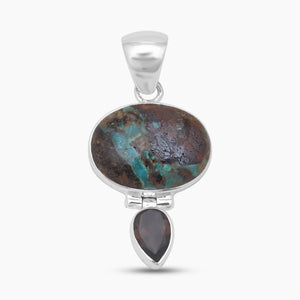925 Sterling Silver Boulder Turquoise Pendants