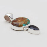 925 Sterling Silver Boulder Turquoise Pendants