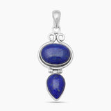 925 Sterling Silver Lapis Lazuli Pendants