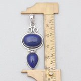 925 Sterling Silver Lapis Lazuli Pendants
