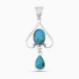 925 Sterling Silver Mexican turquoise Pendants