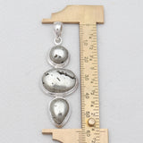 925 Sterling Silver Pyrite Pendants
