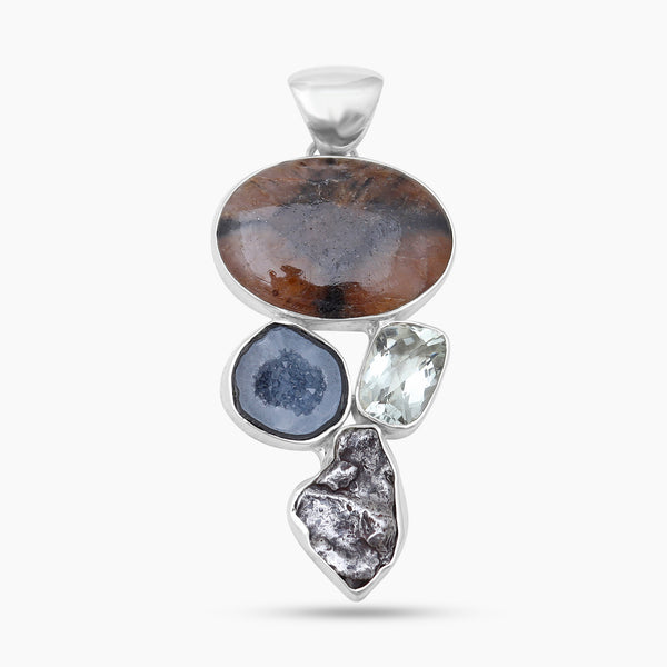 925 Sterling Silver Andalusite Pendants