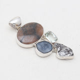 925 Sterling Silver Andalusite Pendants