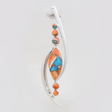 Spiny Oyster Turquoise Pendants