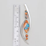Spiny Oyster Turquoise Pendants