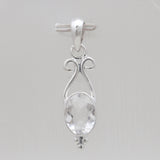 Crystal Silver Pendants