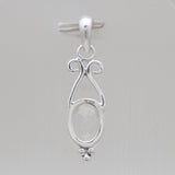Crystal Silver Pendants