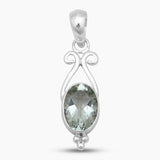 Crystal Silver Pendants