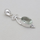 Crystal Silver Pendants