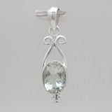 Crystal Silver Pendants