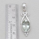 Crystal Silver Pendants