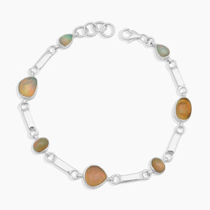 Ethiopian Opal Silver Bracelets