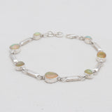Ethiopian Opal Silver Bracelets