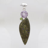 Tasmanian Serpentine Silver Pendants
