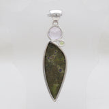Tasmanian Serpentine Silver Pendants