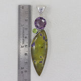 Tasmanian Serpentine Silver Pendants