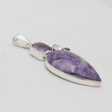 925 Sterling Silver Morado Opal Pendants