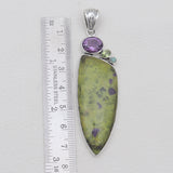 Tasmanian Serpentine Silver Pendants