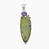 Tasmanian Serpentine Silver Pendants