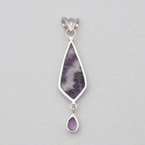 925 Silver Amethyst Lace Pendants
