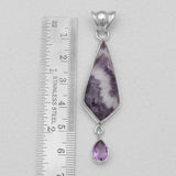 925 Silver Amethyst Lace Pendants