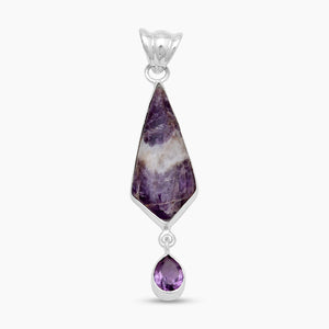 925 Silver Amethyst Lace Pendants