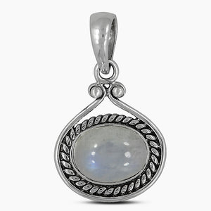 925 Silver Rainbow Calsilica Pendants