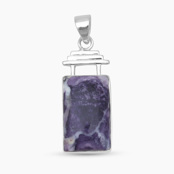 925 Sterling Silver Morado Opal Pendants