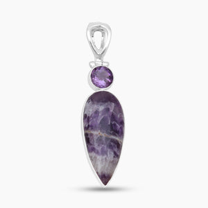 925 Silver Amethyst Lace Pendants