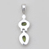 925 Sterling Silver Blue Topaz Pendants