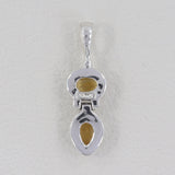 Blue Topaz Gemstone 925 Sterling Silver Pendant