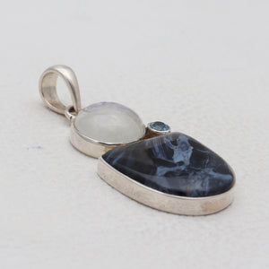 925 Sterling Silver Pietersite Pendants