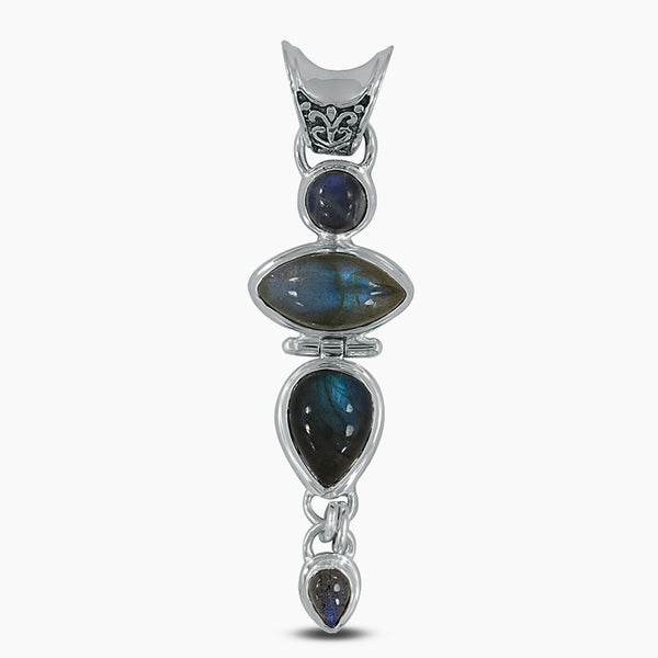 925 Sterling Silver Tourmaline Pendants