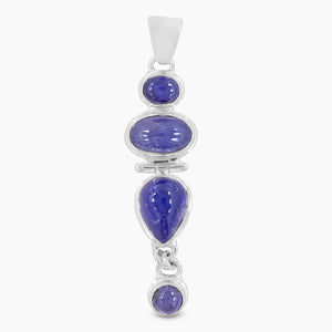 925 Sterling Silver Tanzanite Pendants