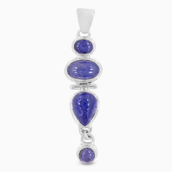 925 Sterling Silver Tanzanite Pendants