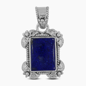 925 Silver Lapis Lazuli Pendants