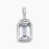 925 Sterling Silver Blue Topaz Pendants