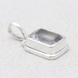 925 Sterling Silver Blue Topaz Pendants