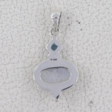 Rainbow Moonstone Silver Designer Pendants