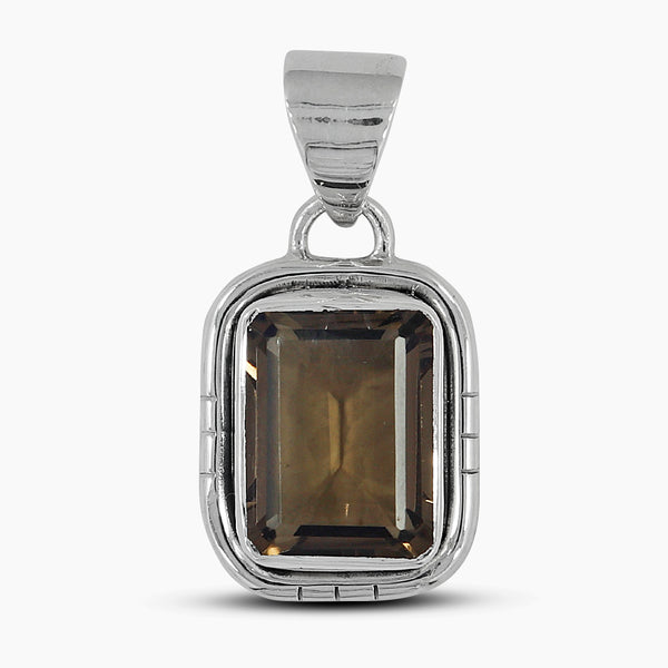 925 Silver Smoky Quartz Pendants