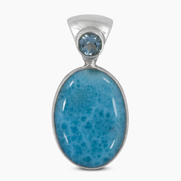 925 Sterling Silver Larimar Pendants