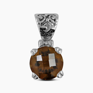 Natural Bear Quartz Silver Pendants